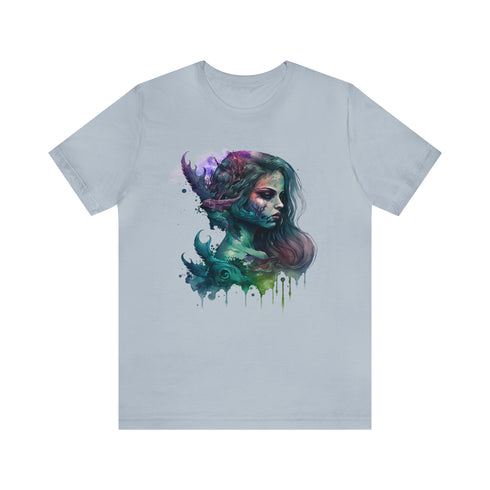 Beauty of the Deep - Short Sleeve Tee Light Blue